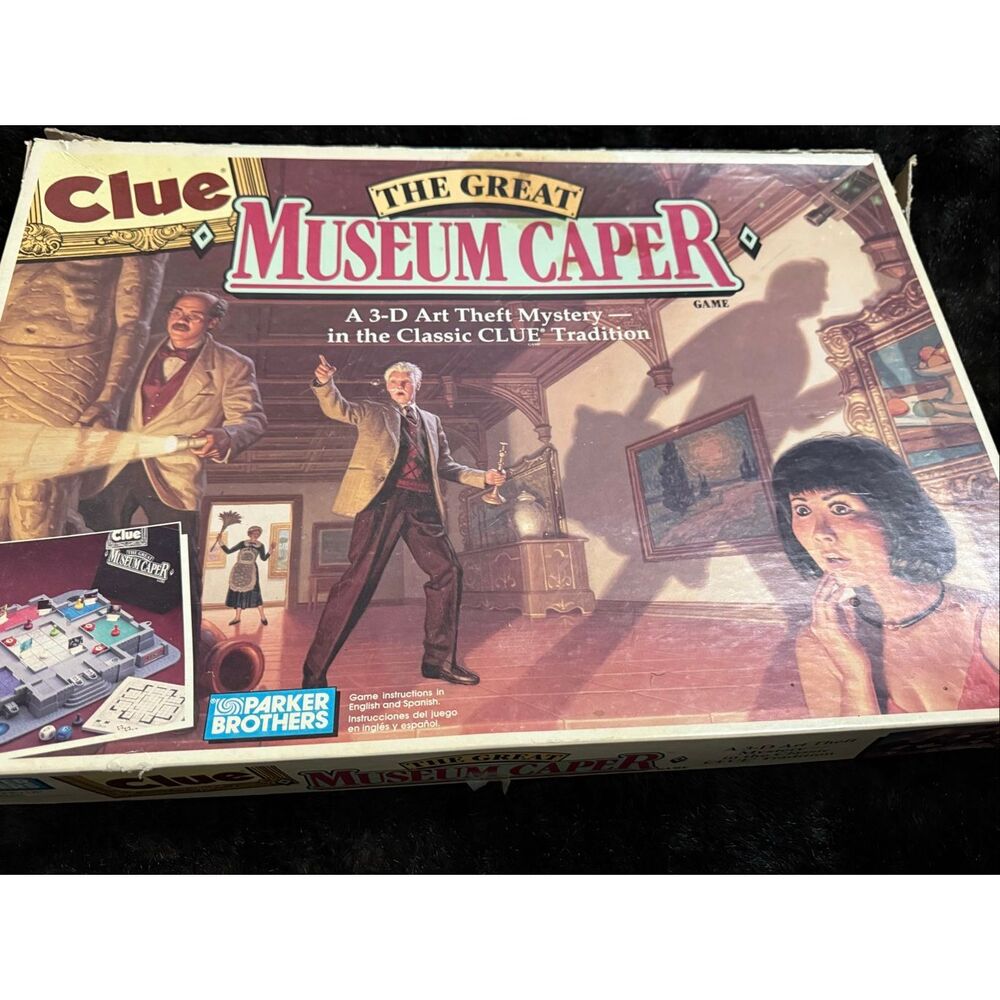 Vintage Clue The Great Museum Caper Board Game - family game night